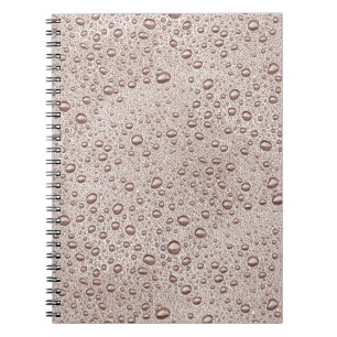 Cuaderno Gotas de agua de Sepia