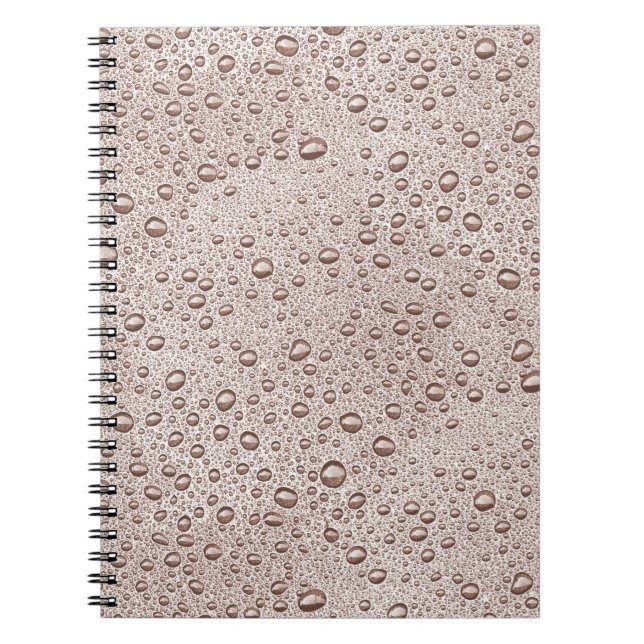 Cuaderno Gotas de agua de Sepia (Frente)
