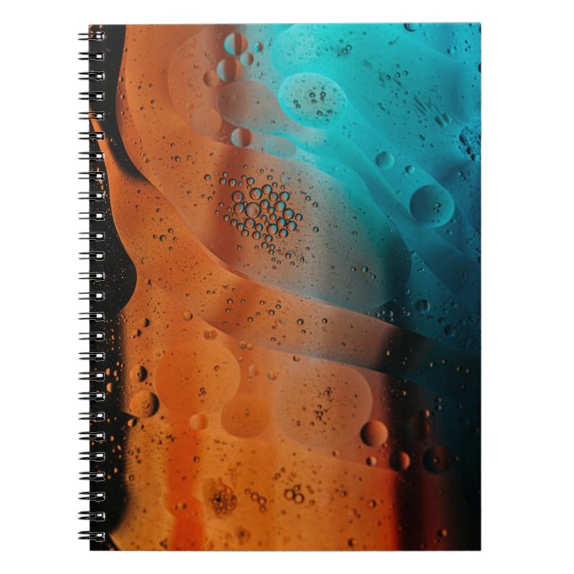 Cuaderno Gotas de agua en el panel de vidrio (Frente)