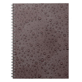 Cuaderno Gotas marrones de agua