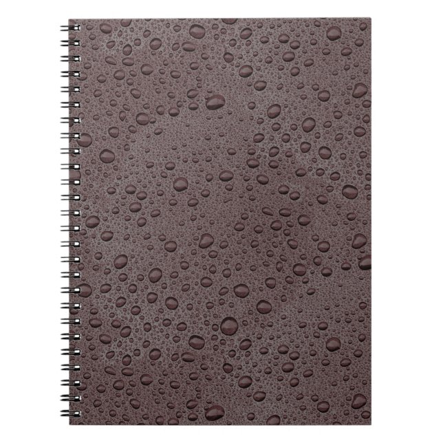 Cuaderno Gotas marrones de agua (Frente)
