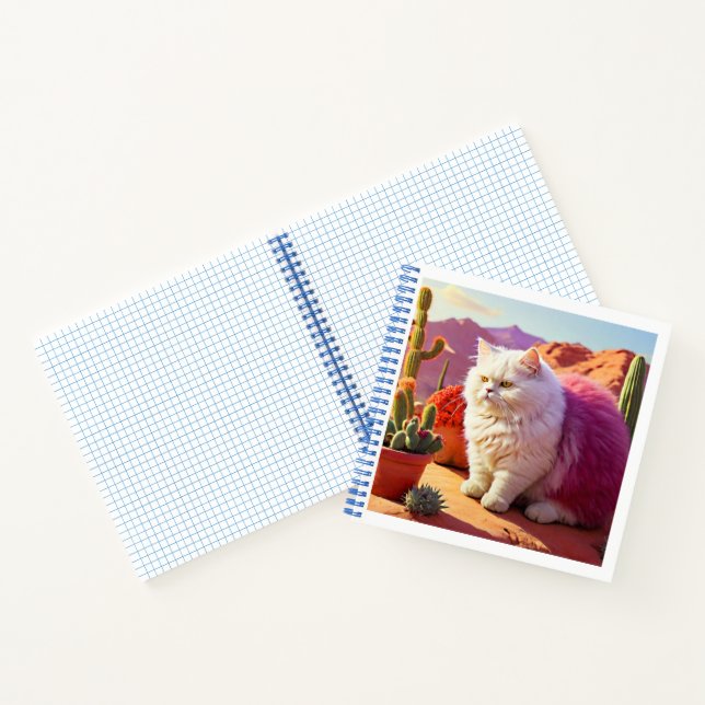 Cuaderno Gotcha Covered Cat Notebook – Cute & Artistic Cat  (Interior)