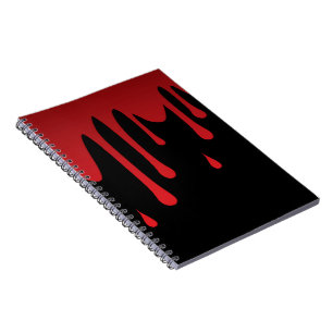 Cuaderno goteo de sangre