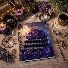 Cuaderno Gothic Book Purple Floral