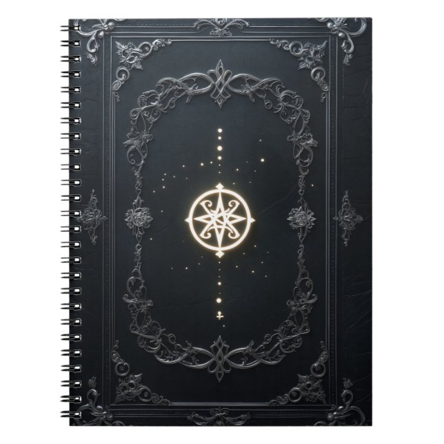 Cuaderno Gothic Magic Notebook, Dark Aesthetic Journal (Frente)