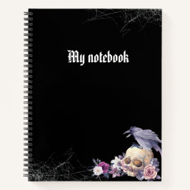 Cuaderno Gothic Notebook – Dark Aesthetic Journal 