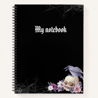Cuaderno Gothic Notebook – Dark Aesthetic Journal 