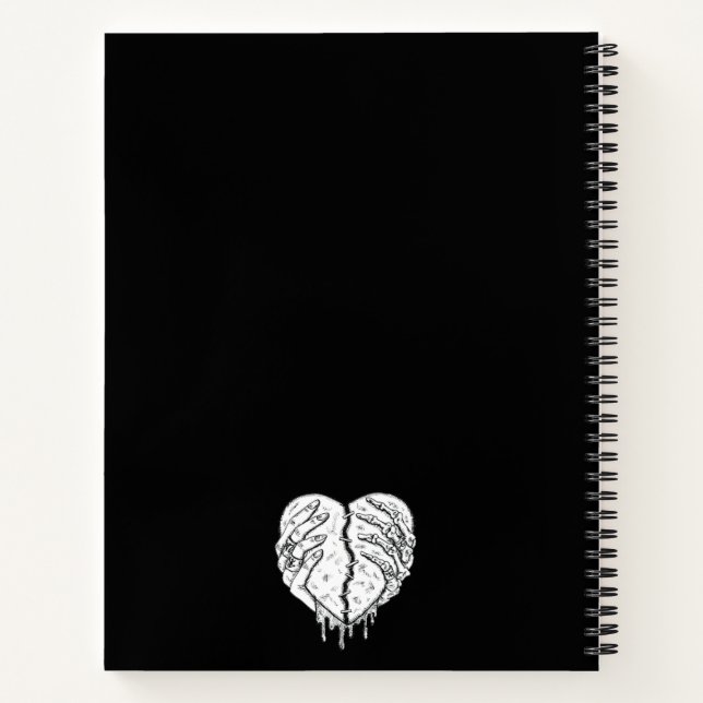 Cuaderno Gothic Notebook for Dark Aesthetics & Deep Ideas (Reverso)