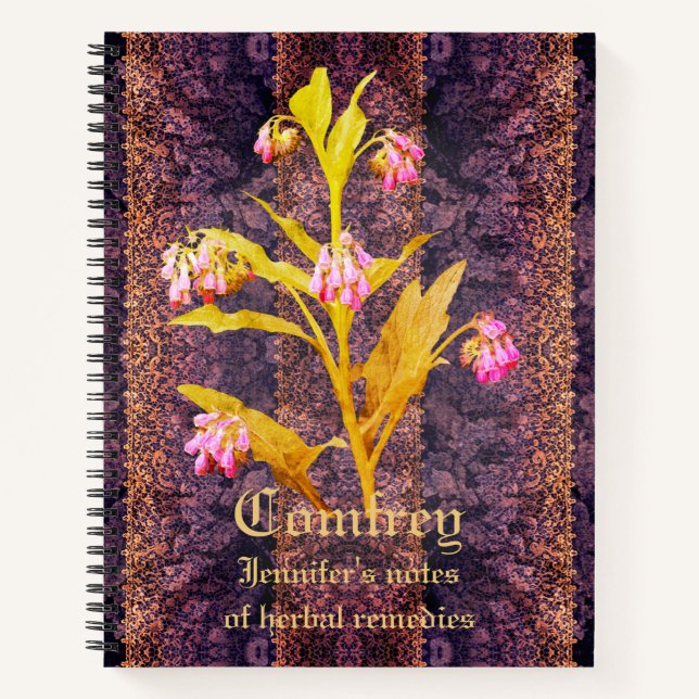Cuaderno Gótica personalizada de Herbalist (Anverso)