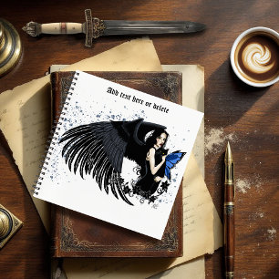 Cuaderno Gótico Angel Wings Black Cat