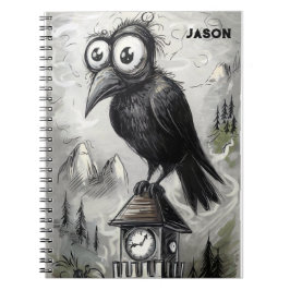 Cuaderno Gótico Black Crow Spooky