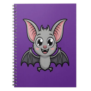 Cuaderno Gótico Cute Pastel Bat Kawaii Personalizado