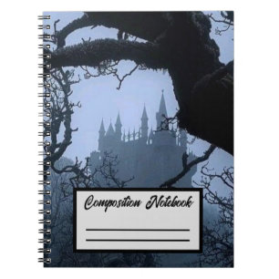 Cuaderno Gótico Oscuro Castillo Espeluznante