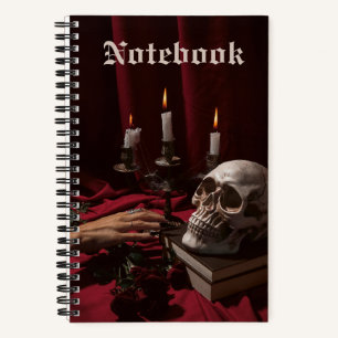 Cuaderno Gótico Skull Altar Spooky Horror Halloween