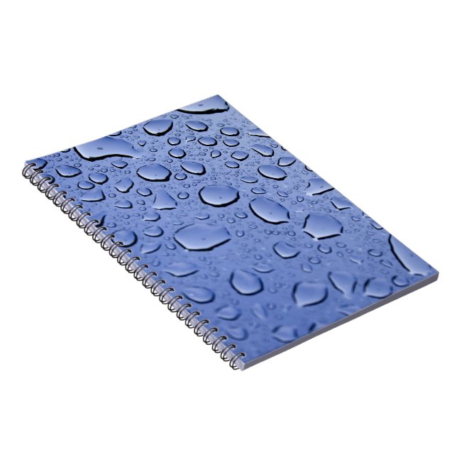 Cuaderno Gotitas de agua azul (Lado Derecho)