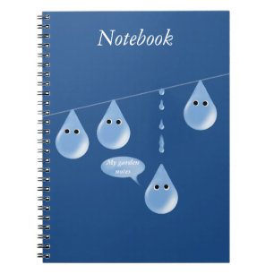 Cuaderno Gotitas de agua en una línea