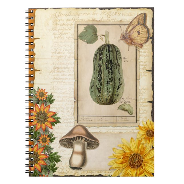 Cuaderno Gourdes verdes de invierno (Frente)