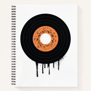 Cuaderno Grabación Lp De Vinilo De Derivación De Fundición