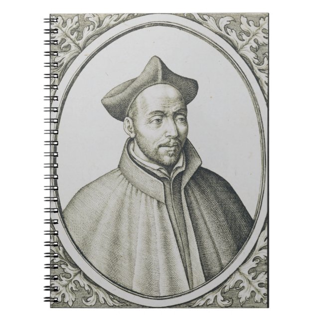 Cuaderno Grabado de San Ignacio de Loyola Arte Antiguo (Frente)