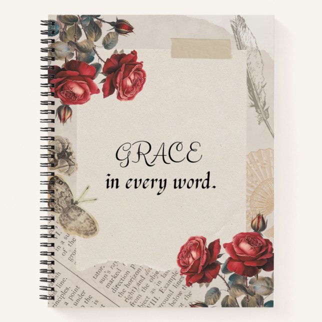 Cuaderno Grace - in every word (Anverso)