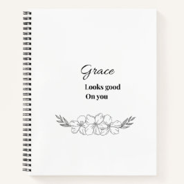 Cuaderno Grace Looks Good On You | FeminineJournal