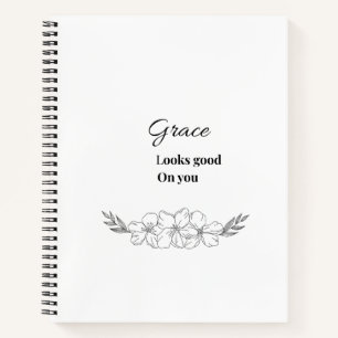 Cuaderno Grace Looks Good On You FeminineJournal