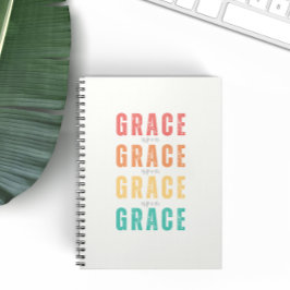 Cuaderno Grace Prayer Journal, Christian  Notebook