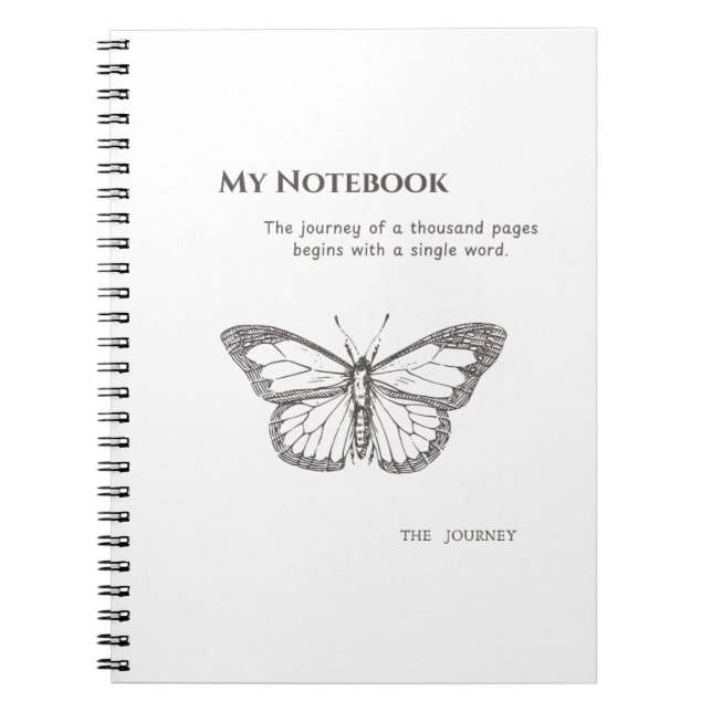 Cuaderno Graceful Butterfly Notebook for Daily Inspiration (Frente)