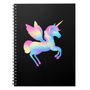 Cuaderno Gracia Celeste La Encantada Cute Unicorn Long Sl