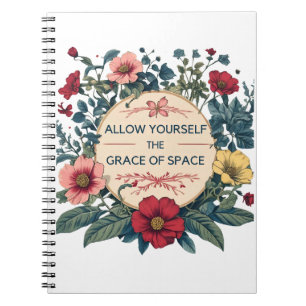 Cuaderno Gracia del bloc de notas de espiral espacial