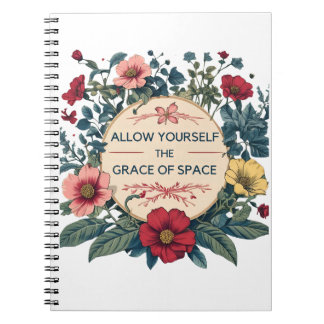 Cuaderno Gracia del bloc de notas de espiral espacial