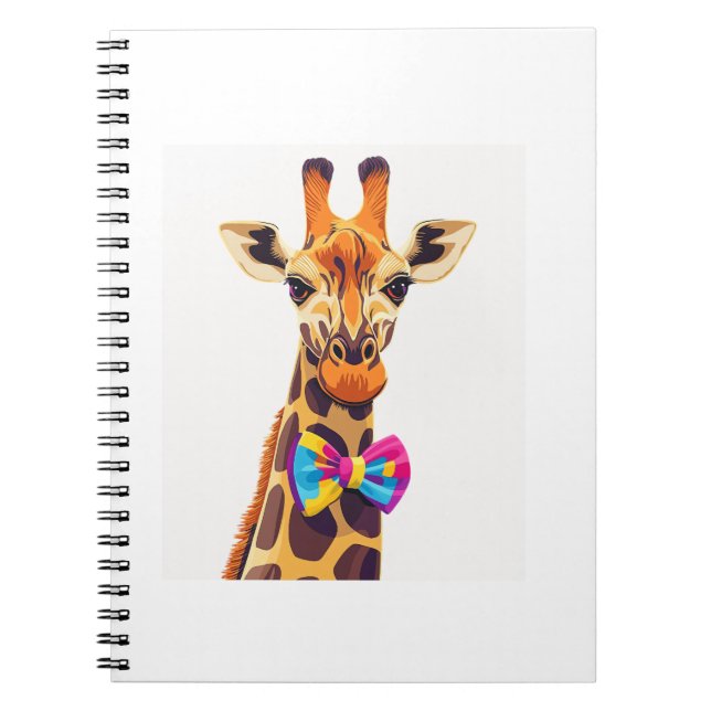 Cuaderno Gracia divertida con humor animal Bowtie (Frente)