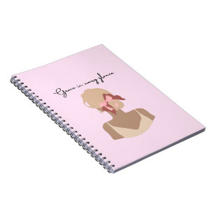 Cuaderno Gracia en Cada Mirada – Arte Minimalista Femenino