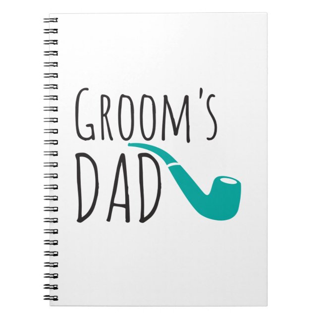 Cuaderno Gracias papá padre de la moda moderna (Frente)