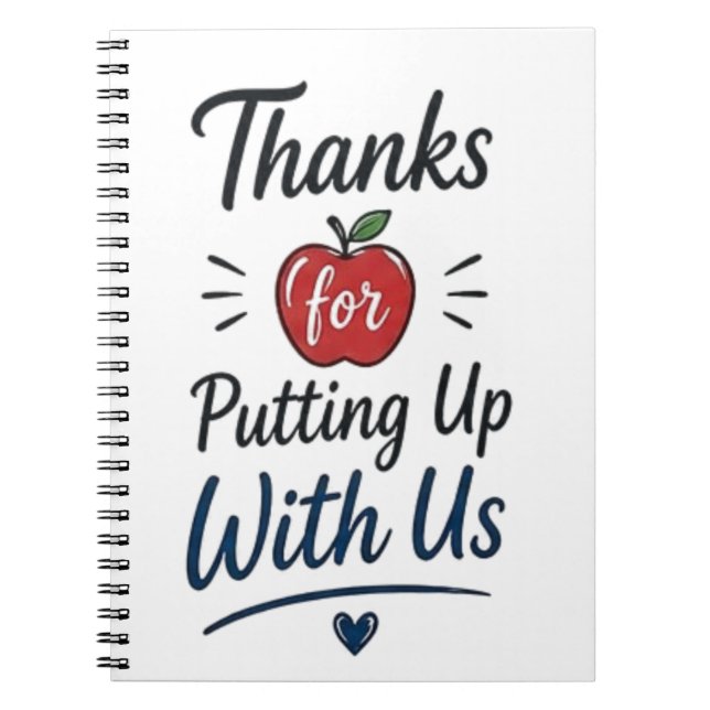 Cuaderno Gracias por Aguantar (Frente)