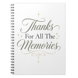Cuaderno Gracias Por Todos Los Recuerdos