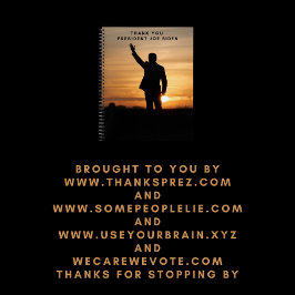 Cuaderno Gracias Presidente Joe Biden