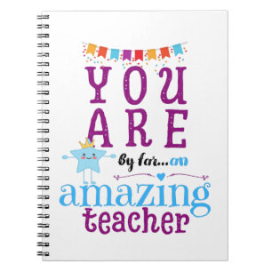 Cuaderno Gracias Profesor Asombroso Que Eres