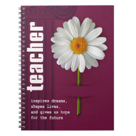 Cuaderno Gracias, Profesor. Daisy Gift