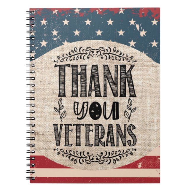 Cuaderno Gracias Veterans Notebook (Frente)