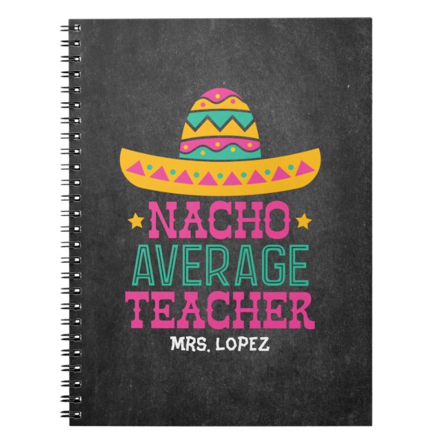 Cuaderno Graciosa Apreciación Del Profesor Nacho Promedio D (Frente)