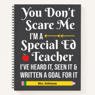 Cuaderno Graciosa Apreciación Especial De Un Profesor Masc