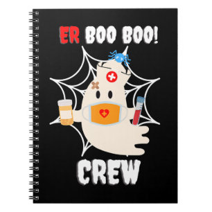 Cuaderno Graciosa enfermera de la tripulación de ER Boo Boo