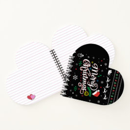 Cuaderno Graciosa Feliz Navidad