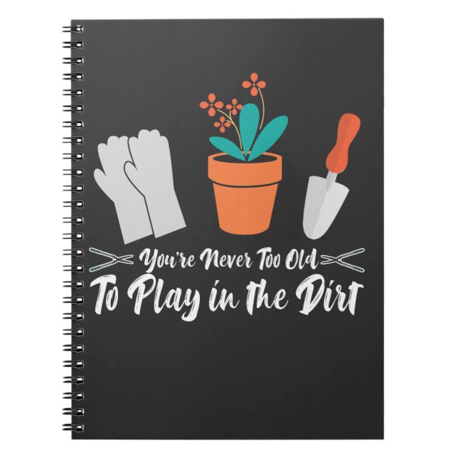 Cuaderno Graciosa huerta de Chiste natural de jardín (Frente)