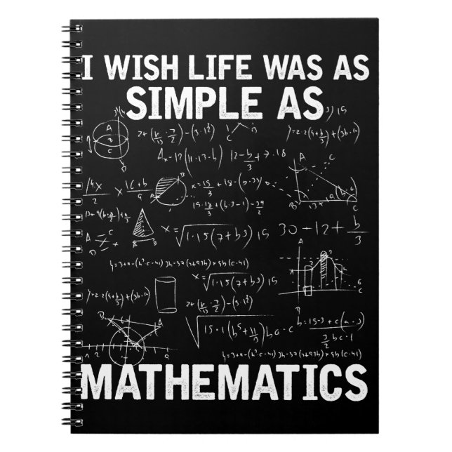 Cuaderno Graciosa matemática matemática nerviosa (Frente)