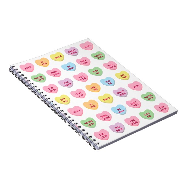 Cuaderno Graciosa personalizado lindo conversación de dulce (Lado Derecho)