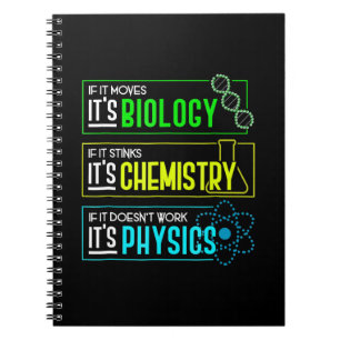 Cuaderno Graciosa química química física ciencia nervios
