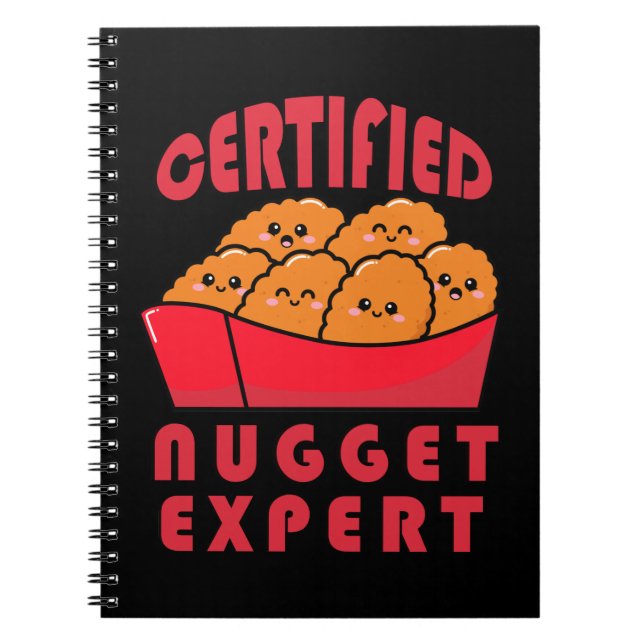 Cuaderno Graciosa vida de experto en nugget de pollo (Frente)