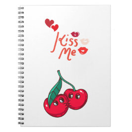 Cuaderno Graciosas cerezas enamoradas.